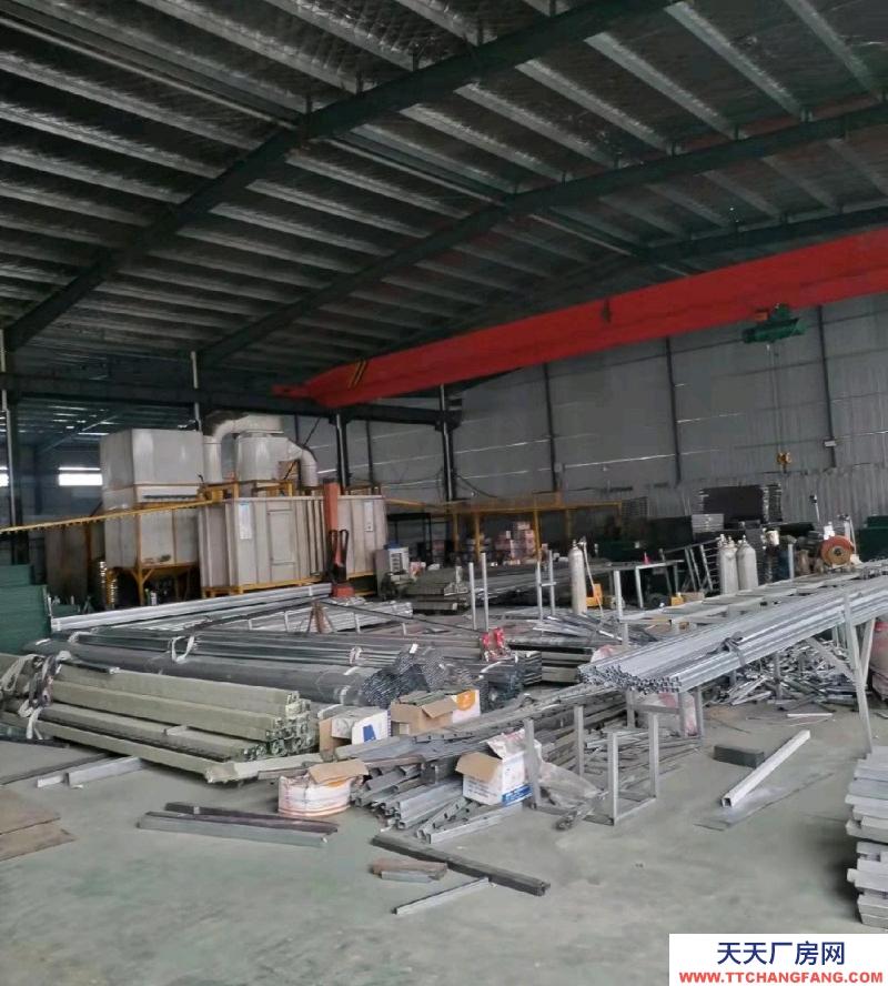 (出租) 標準化廠房，水電齊全，有10噸行車，辦公室、廚房等齊全