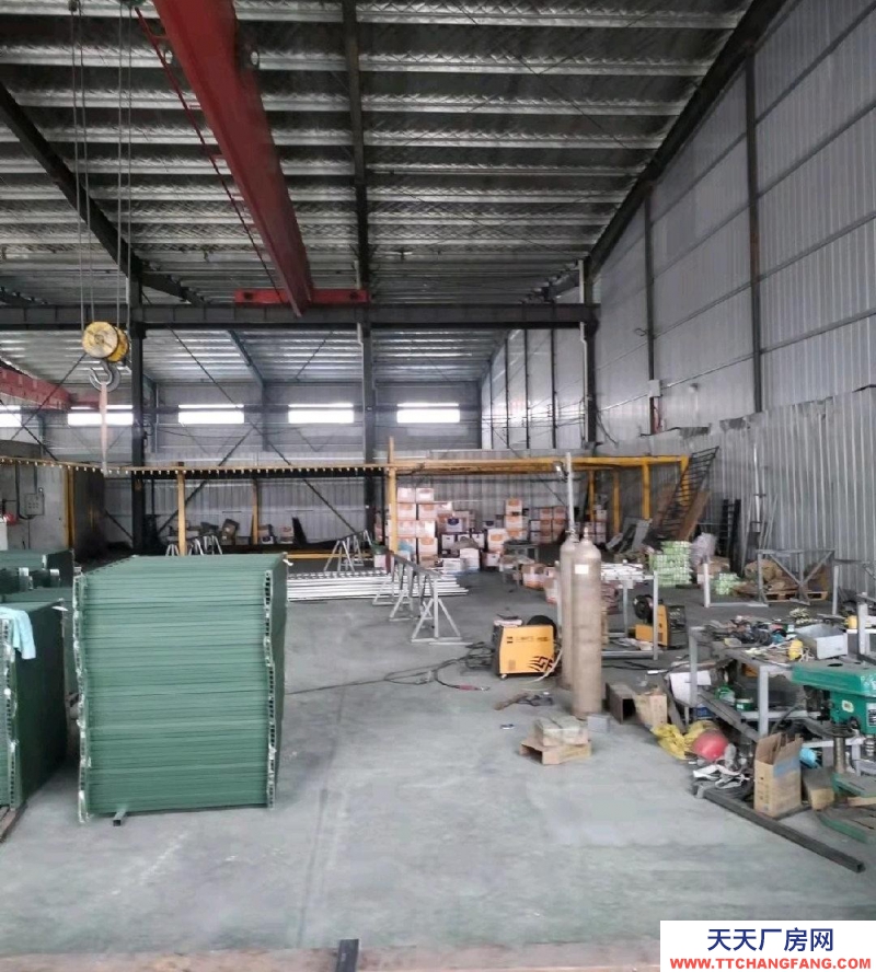 (出租) 標準化廠房，水電齊全，有10噸行車，辦公室、廚房等齊全