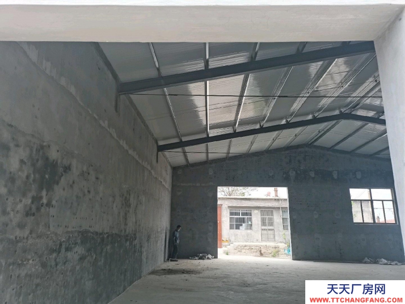 濟南平陰倉庫廠房，可搭建二層，緊鄰國道，可進大車