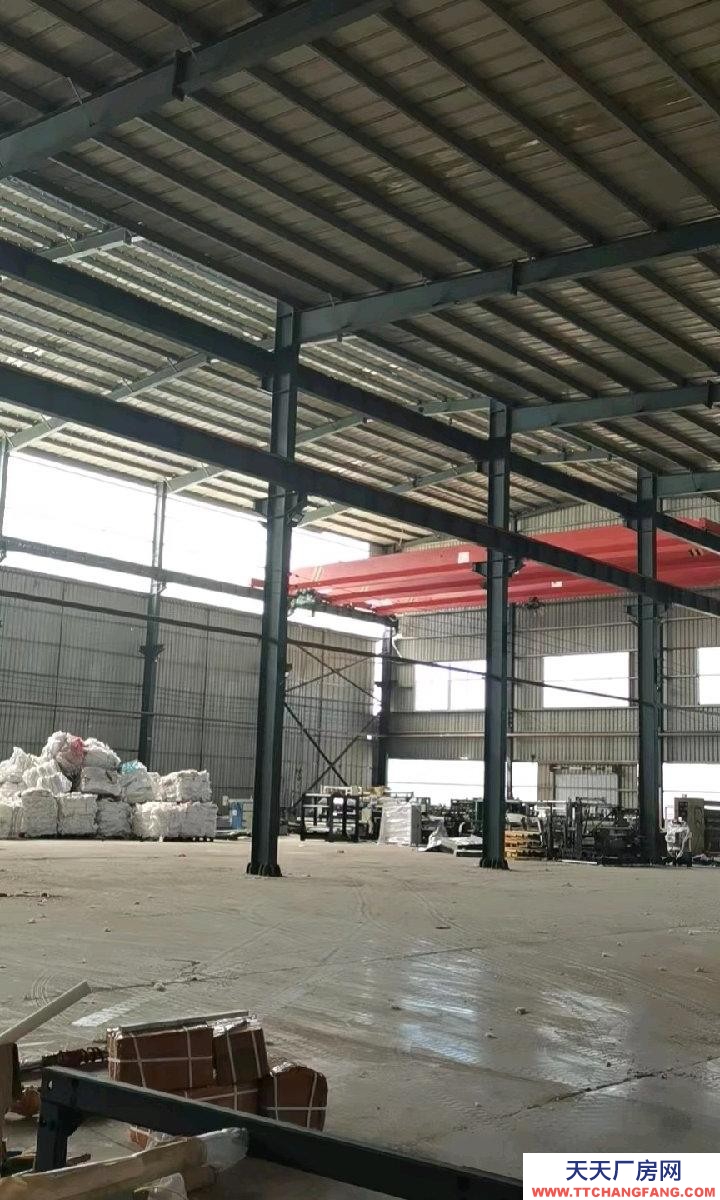 石家莊 趙縣 閑置鋼構(gòu)廠房，高度12米，帶天車