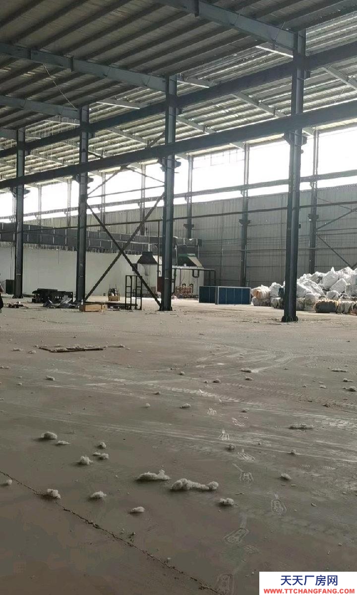 石家莊 趙縣 閑置鋼構(gòu)廠房，高度12米，帶天車