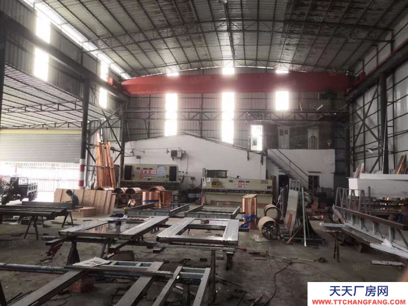 (出租)廣州 南沙欖核一線主干道旁獨院單一層1200方實際面積出租現成天車