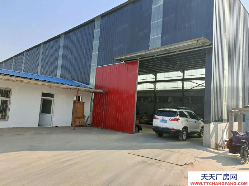 濟(jì)南章丘明水龍泉路旁好位置廠房(帶航車,大院)