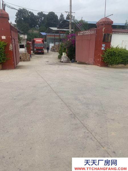(出租) 宜良狗街鎮 4000平7元每平獨門獨院標準廠房具備獨立辦公室