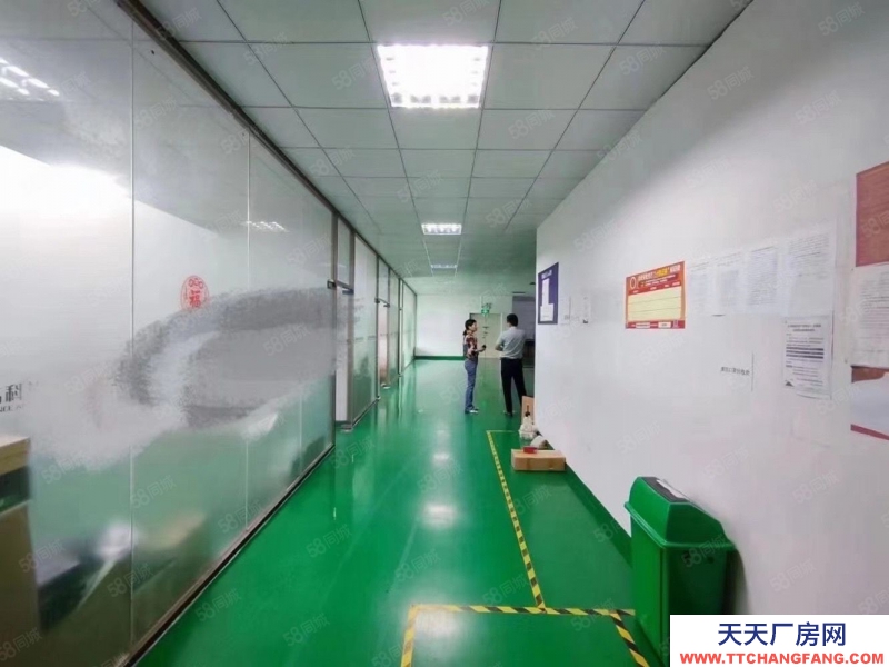 (出租) 深圳南山石巖地鐵口旁獨院廠房出租1000平起租帶全新地坪漆精裝修