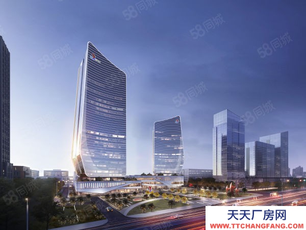 長沙市長沙區自貿創新中心，獨棟分層廠房火熱出售，價格位置片區