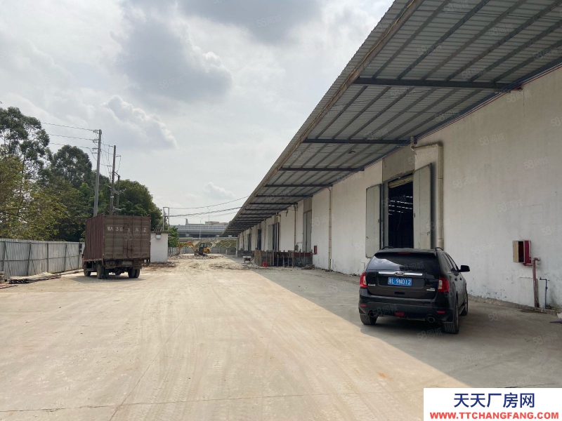 (出租) 廣州增城區滴水十米高臺倉單一層鋼構廠房出租離高速路口500米證齊