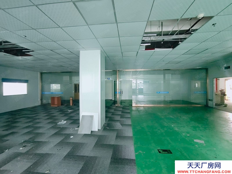 (出租) 深圳龍崗精裝修!5百平起分租平湖工業園樓上2千平廠房倉庫出租車位充足