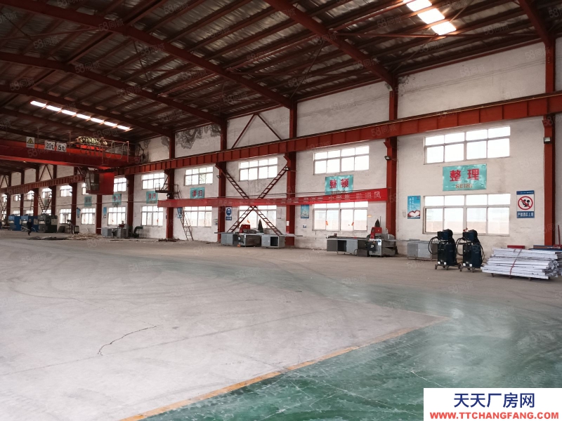 (出租) 天津靜海獨(dú)院11000平出租,車間高12.5米五部天車