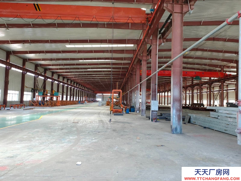 (出租)天津靜海 獨(dú)門獨(dú)院46畝 辦公食堂齊全 所有手續(xù)齊全 帶天車