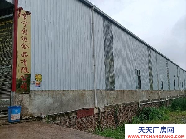 衡陽市常寧市 214線旁鋼架廠房（23m×78m），四周有窗戶