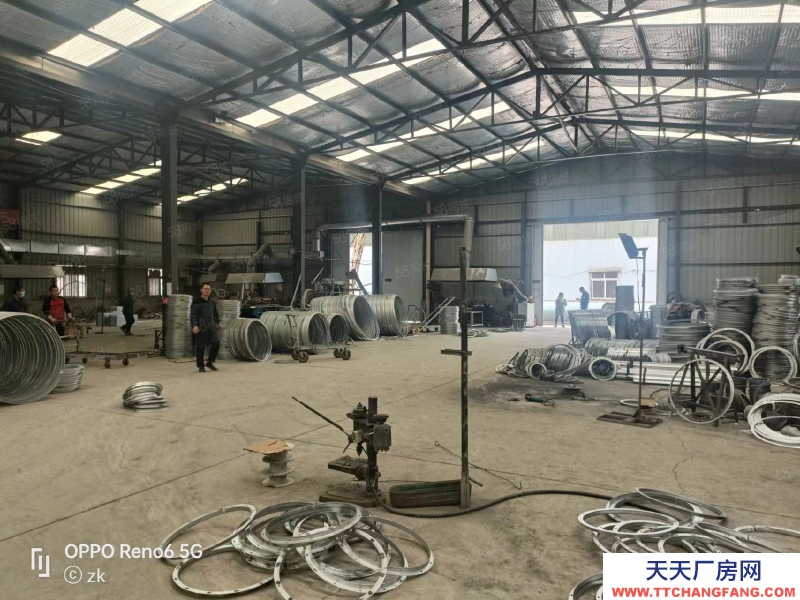 廊坊 固安  機加工廠房1300平，手續齊全，配有天車