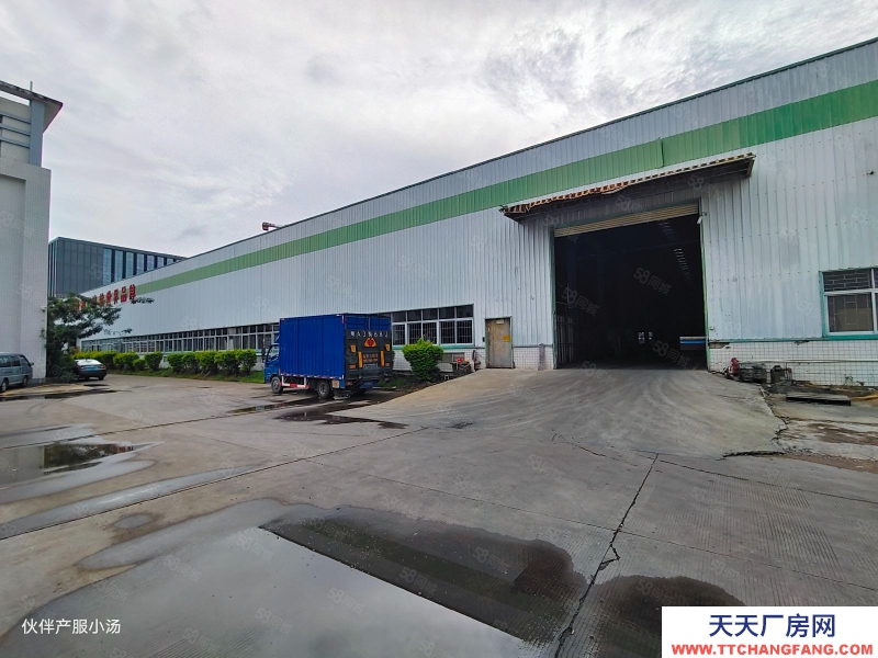 (出租) 中山東區(qū)超大空地！沙崗墟新出原房東獨(dú)門獨(dú)院滴水8米單一層廠房出租