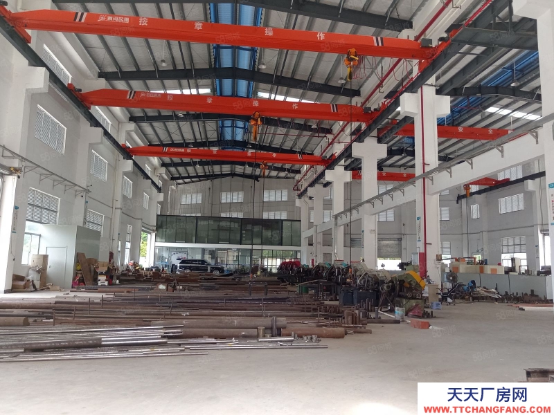 (出租) 中山東區張家邊12米高單一層,現成行吊,紅本重工業廠房,配套齊全