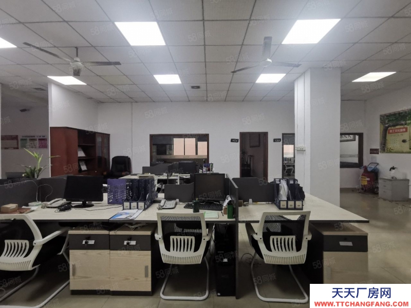 (出租) 中山沙溪新出樓上精裝修廠房1300平帶地坪漆辦公室無行業限制