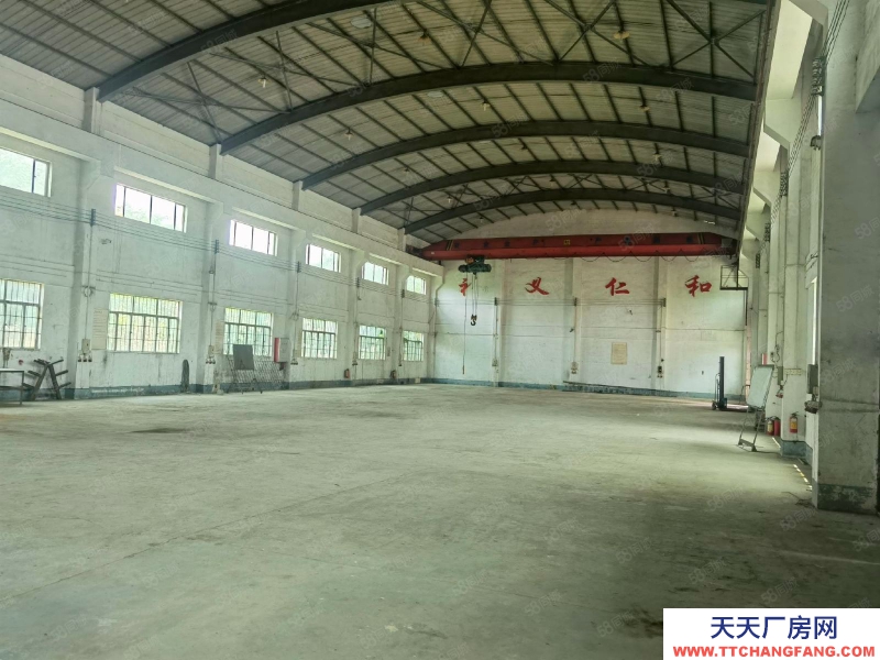 (出租) 中山南頭獨院單層廠房1000平米,帶行車,12米高,院子大,好進大車