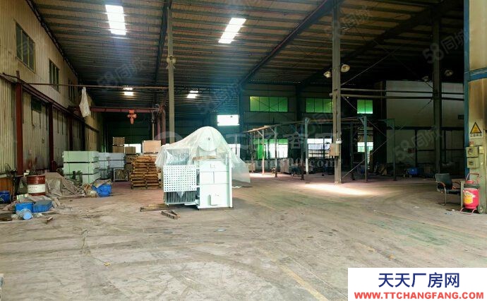 (出租)中山市三角區4000m磚墻到頂單一層廠房，滴水8米，現成航車