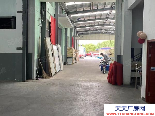 無錫惠山戴溪附近2300平獨跨廠房，航車10噸，供電充足 好進大車