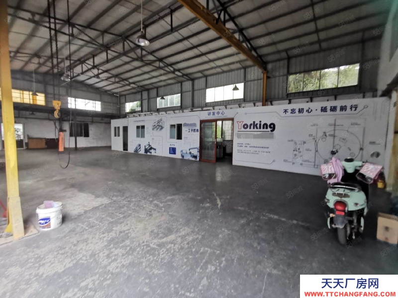 (出租) 中山大涌新出單一層原房東廠房帶精裝修辦公室800平可辦環評