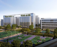 (出租) 新建標準層1500平，近機場，地鐵站旁配公寓有3萬平臨河花園