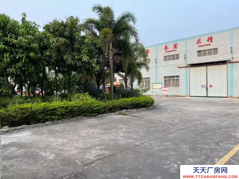 (出租) 廣州肇慶高要高速路口磚墻到頂花園式廠房