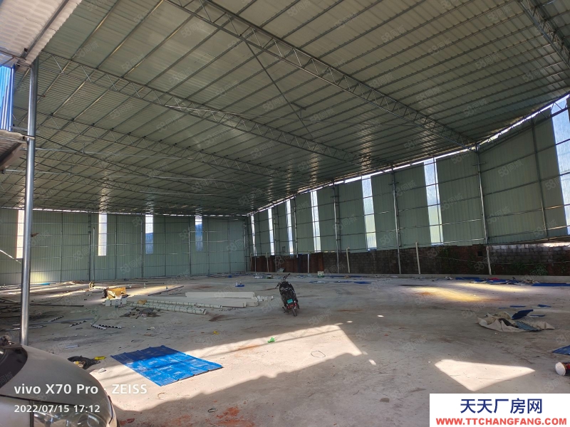 (出租)柳州柳北區可做籃球場的廠房出租，面積1650，單價只要12元，全新廠房