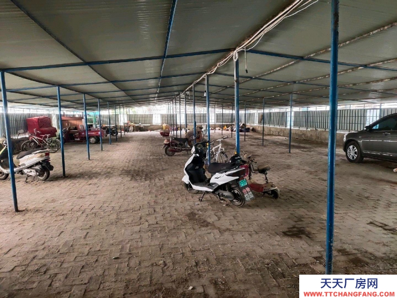 (出租) 張掖甘州540平米車棚，全彩鋼，可分割做庫(kù)房，可改造停車場(chǎng)。