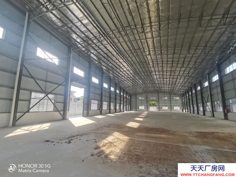 (出租) 佛山高朋獨門獨院三洲全新單一層12米高現成水電原房東便宜租環評包過