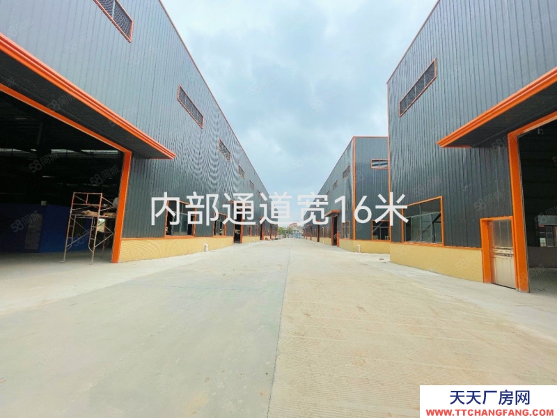 (出租) 佛山高朋滴水12米牛角位9米高明三洲鋼構單一層廠房招租2000方起分