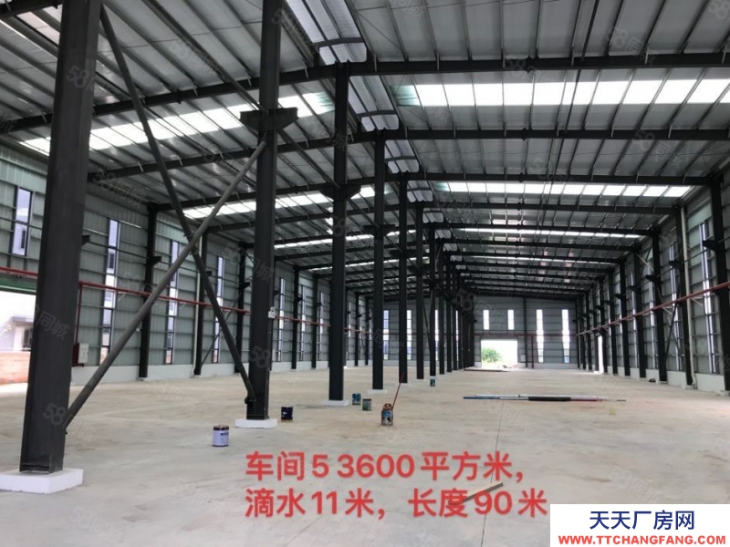 (出租) 佛山高明富灣工業區滴水11米全新廠房招租3萬方帶紅本