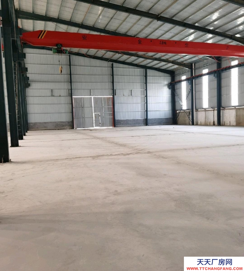 菏澤巨野新建廠房，檐高9米，雙跨5噸行車