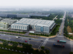 近日四川高溫天氣華盛興邦邛崍食品產業園加快建設進度