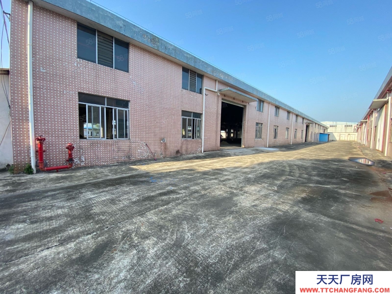 (出租) 江門臺山獨(dú)院磚墻單一層廠房出租空地3000平方配套宿舍辦公室