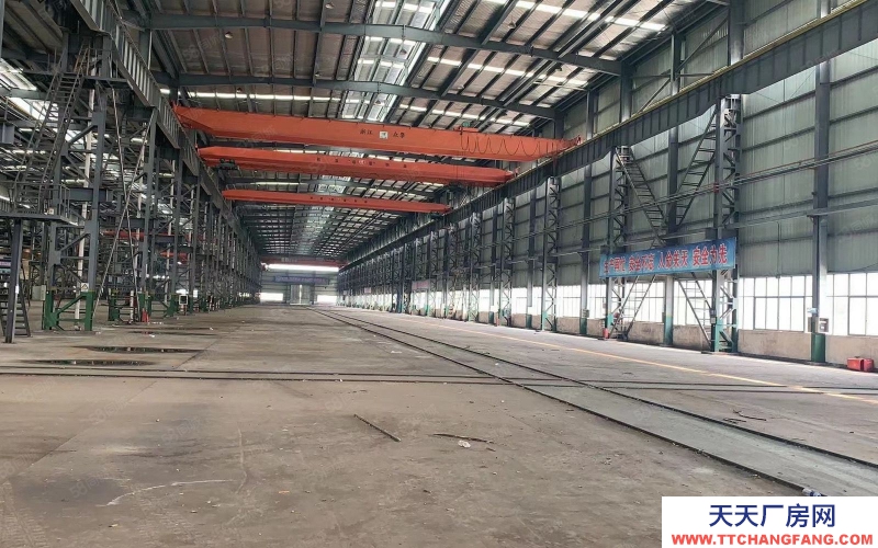 紹興市上虞區(出租) 出租梁湖單層鋼結構廠房30000平 帶行車 有較大空地重工業 橋梁鋼結構