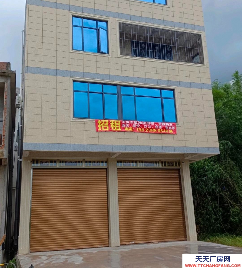 (出租) 梅州興寧工業園附近/獨棟兩卡/停車方便/四面采光/四層/可裝電梯可生產加工可倉儲