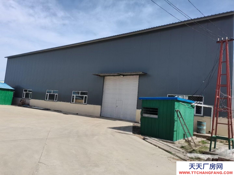 張家口 萬全 飲料廠房 (出租) 內有5噸天車，水電齊全，交通便利