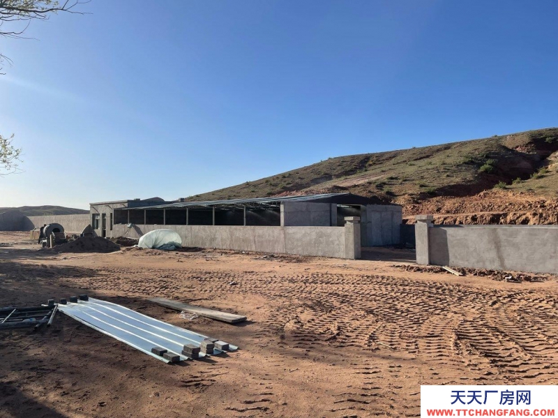 (出售) 鄂爾多斯溫室大棚660平米，牛棚200平米，住房70平米，獨(dú)戶獨(dú)院，