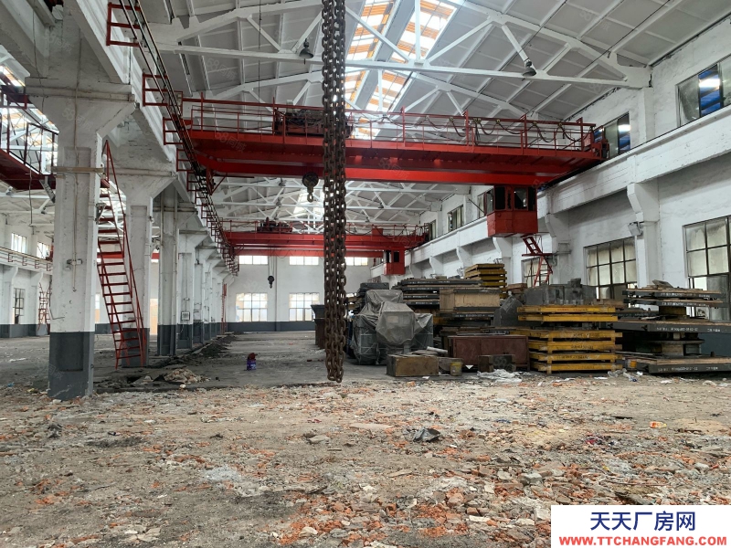 (出租) 常州新北奔牛標(biāo)準(zhǔn)單層車間出租 多部航車 配電2500kv適合熱處理