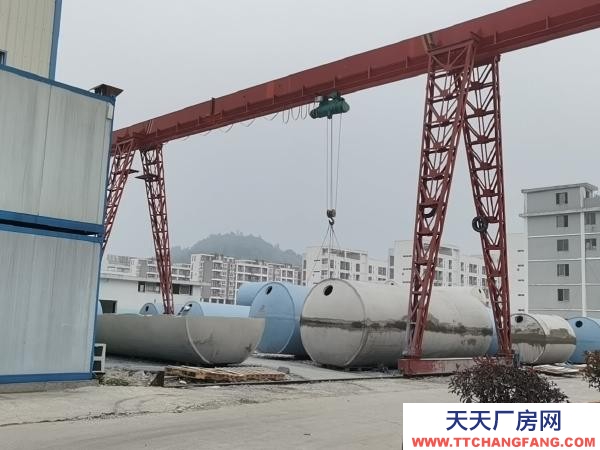 福州市羅源機加工廠房 標準鋼構廠房帶天車2臺，可做鐵件有環評