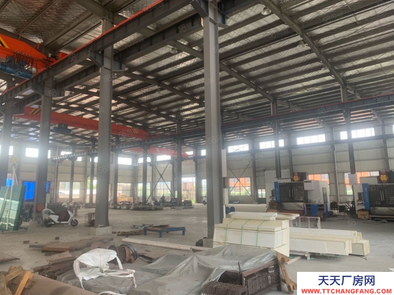 (出租) 南通海安開發(fā)區(qū)2000平可分租帶10噸行車標(biāo)準(zhǔn)鋼混結(jié)構(gòu)廠房機(jī)械加工