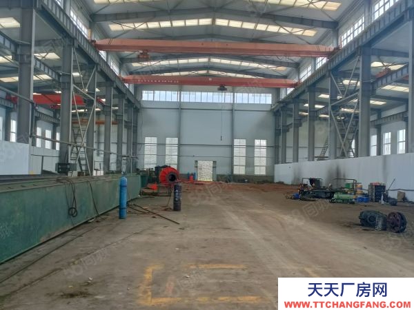 旅順開發區標準重工廠房，帶3臺吊車，水電齊全，近高速