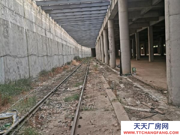 宜春市樟樹物資倉庫 六碼頭散貨場，有鐵路專用線直通庫房里。