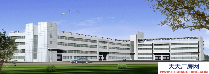 天寧兩層戶型廠房,一樓層高12米,可架十噸行車