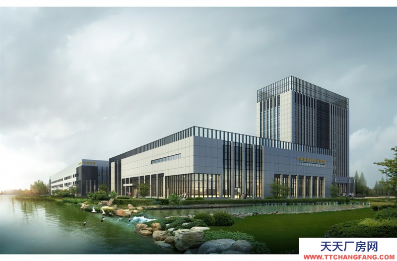 天寧兩層戶型廠房,一樓層高12米,可架十噸行車