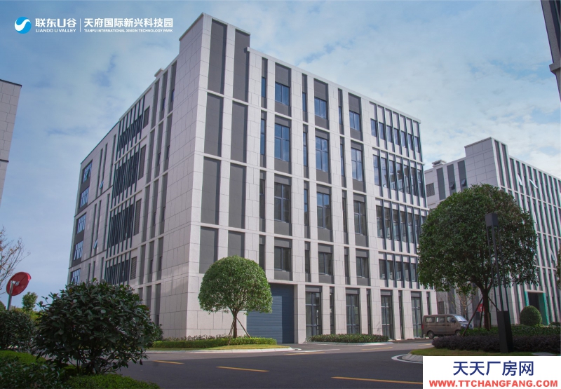 天府新區視高S5號線旁 50年產權廠房招商 1100平起獨棟 贈送面積大 得房率最高120%