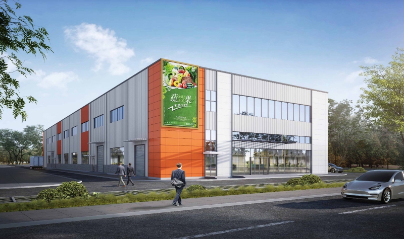 成都仁壽華盛興邦食品產業園新建鋼結構廠房出售