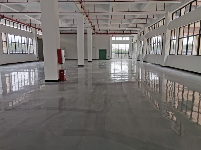 白云區新出標準獨棟高臺廠房9100平,空地8500,高7.5米,可分租,拖車可進